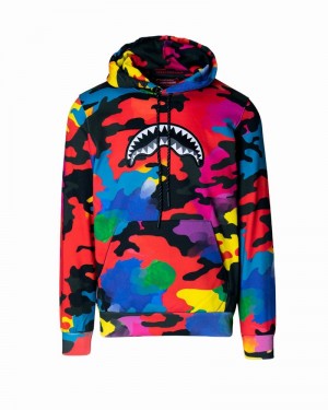 Red Sprayground Rattle Stacks Women's Hoodie | 465161579