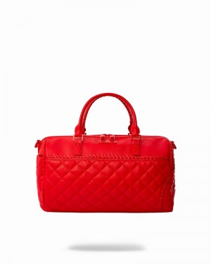 Red Sprayground Riviera Mini Men's Duffle Bags | 182142458