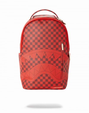 Red Sprayground Todd Gurley Men's Backpacks | 841871608