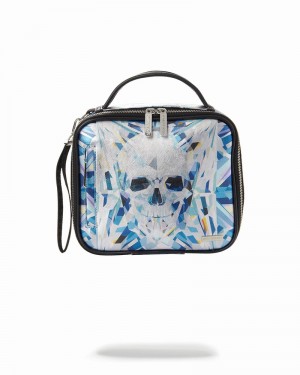 Silver Sprayground Rich & Dangerous Snack Men's Tote Bags | 992198798