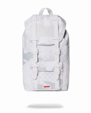 White Sprayground 3am Le Blanc Hills Men's Backpacks | 229662021