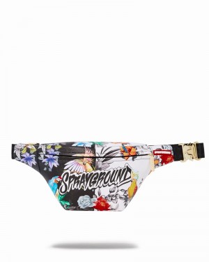 White Sprayground Aviary Savvy Men's Waist Bags | 835426675