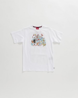 White Sprayground House Party Kids' T Shirts | 208949381