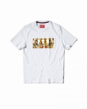 White Sprayground Madabout Money Kids' T Shirts | 544673635