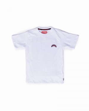 White Sprayground Money Kids' T Shirts | 885774773