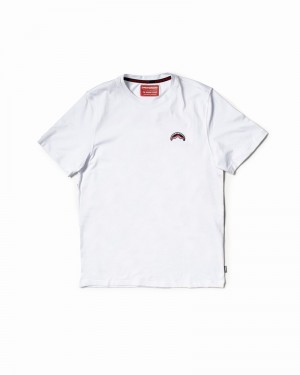 White Sprayground Money Women's T Shirts | 350441071