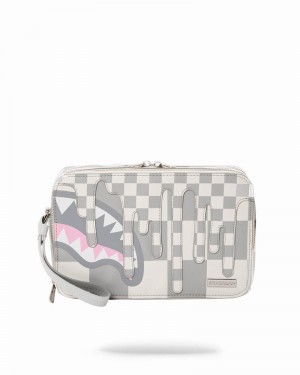 White Sprayground Pochette Xtc La Palais Men's Toiletry Bags | 879584710