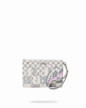 White Sprayground Xtc La Palais Men's Clutch Bags | 174866886