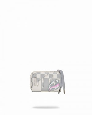 White Sprayground Xtc La Palais Men's Wallets | 885380695