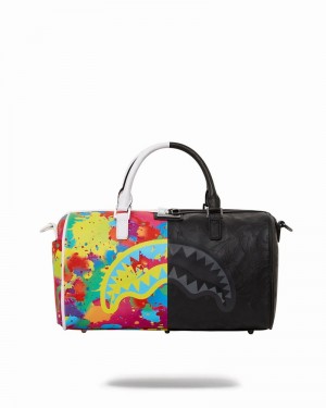 Yellow Sprayground Split Xtc Mini Men's Duffle Bags | 446910030