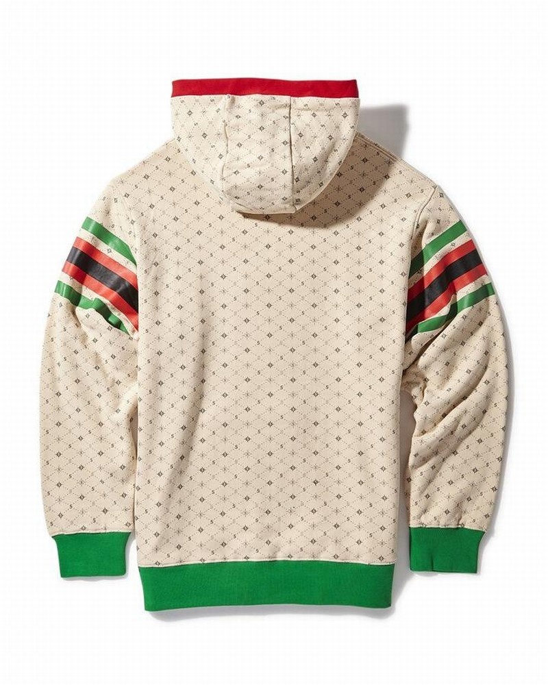 Beige Sprayground 5th Avenue Women's Hoodie | 522911842
