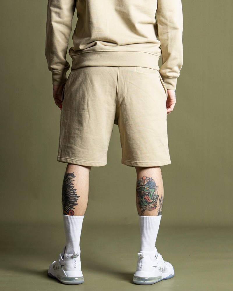 Beige Sprayground Bermuda Smooth Men's Shorts | 250217444
