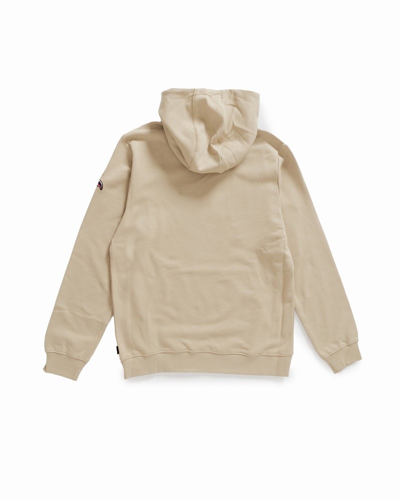 Beige Sprayground De Lato Pocket Men's Hoodie | 96265103
