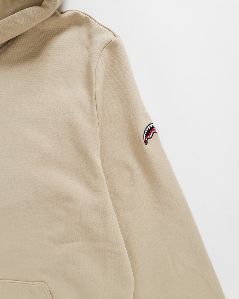 Beige Sprayground De Lato Pocket Men's Hoodie | 96265103