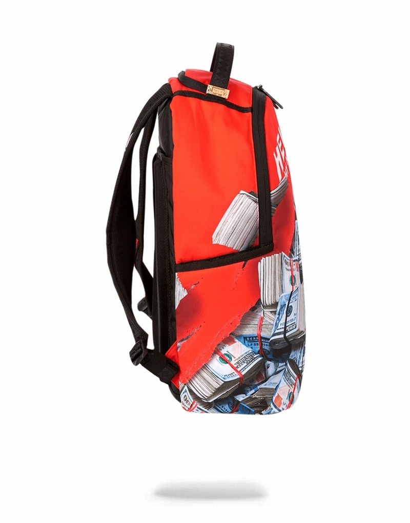 Beige Sprayground The 777 Men's Backpacks | 840872070