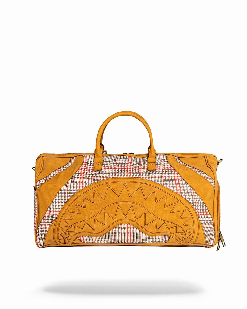 Beige Sprayground Turbo 500 Men's Duffle Bags | 616139551