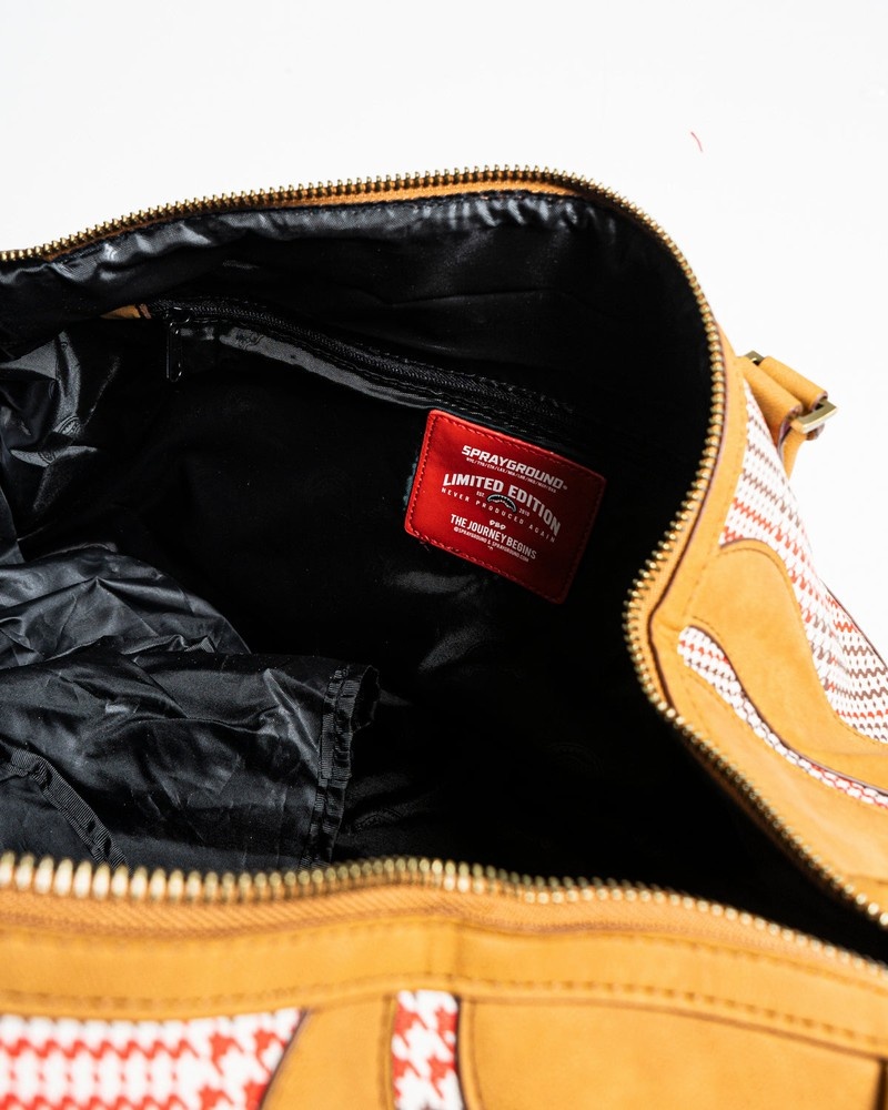 Beige Sprayground Turbo 500 Men's Duffle Bags | 616139551