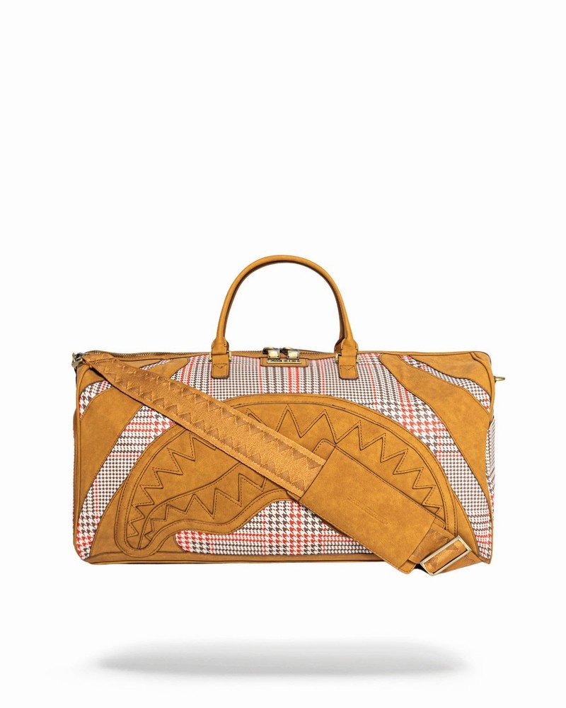 Beige Sprayground Turbo 500 Men\'s Duffle Bags | 616139551