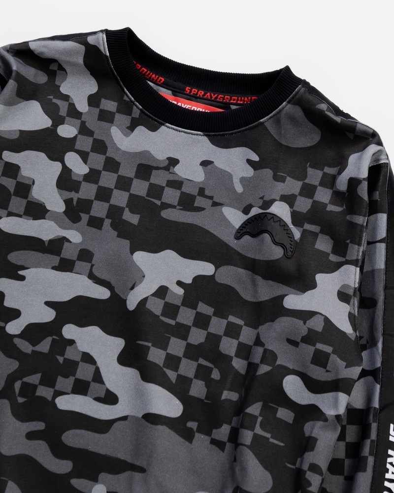 Black Sprayground 3 Am Logo Band Sweater Kids' Sweatshirts | 100868086