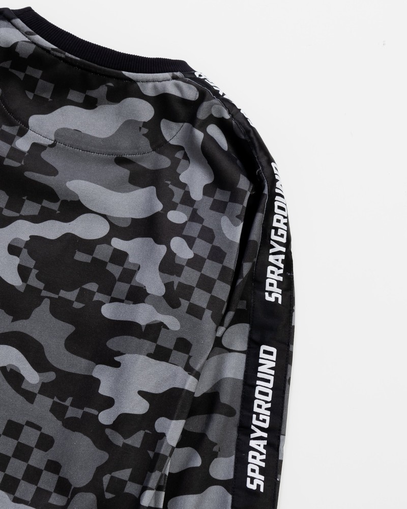 Black Sprayground 3 Am Logo Band Sweater Kids' Sweatshirts | 100868086