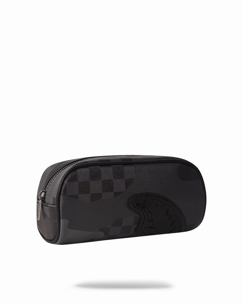 Black Sprayground 3am Never Sleep Men's Pouches | 888074239