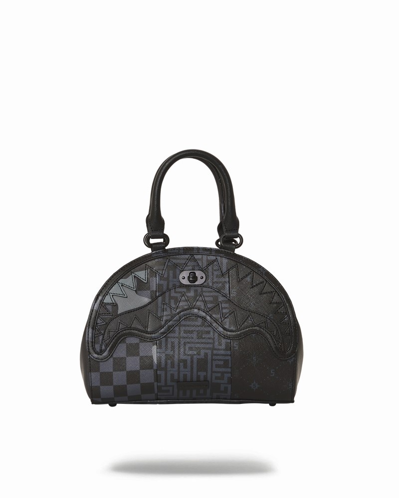 Black Sprayground 3am The Trilogy Men's Handbag | 836818345
