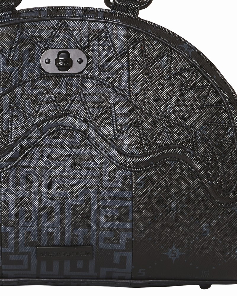 Black Sprayground 3am The Trilogy Men's Handbag | 836818345
