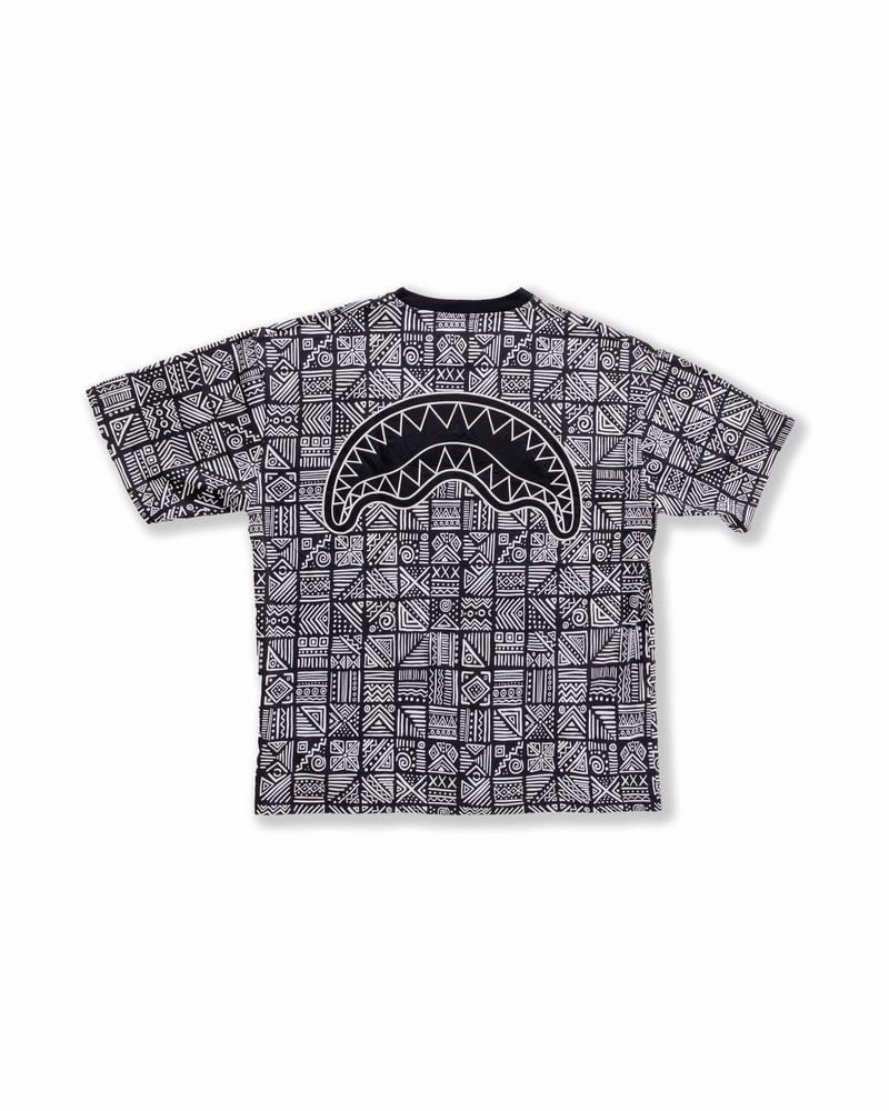 Black Sprayground A.I. Couture Over Women's T Shirts | 566280354
