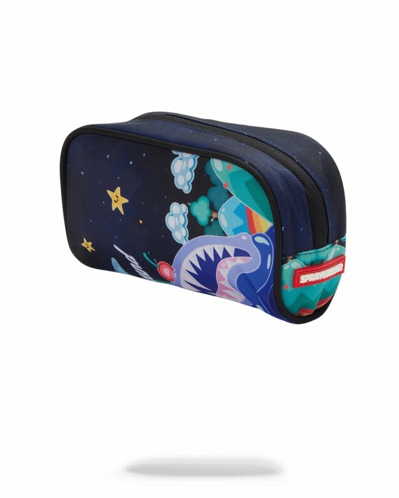 Black Sprayground Astro Bubble Men's Pouches | 676192208