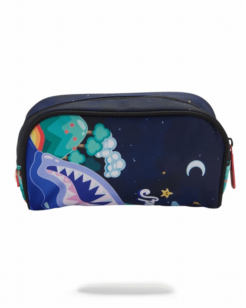 Black Sprayground Astro Bubble Men's Pouches | 676192208