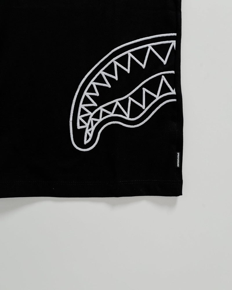 Black Sprayground Basic Hoodie Kids' T Shirts | 907779322