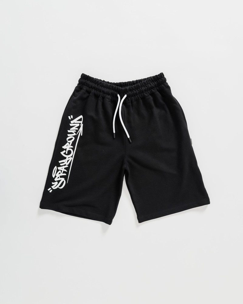 Black Sprayground Bermuda Tag Kids\' Shorts | 783161311