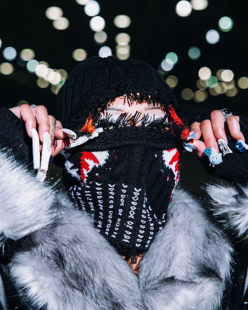Black Sprayground Bohemian Women's Ski Masks | 381924241