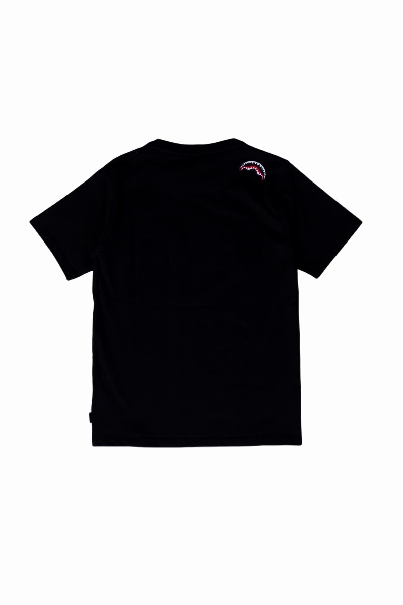 Black Sprayground Crash Smooth Ninja Kids' T Shirts | 71625927