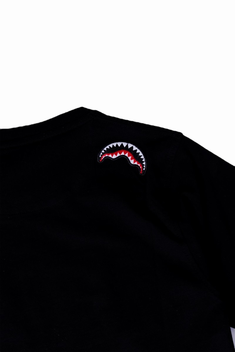 Black Sprayground Crash Smooth Ninja Kids' T Shirts | 71625927