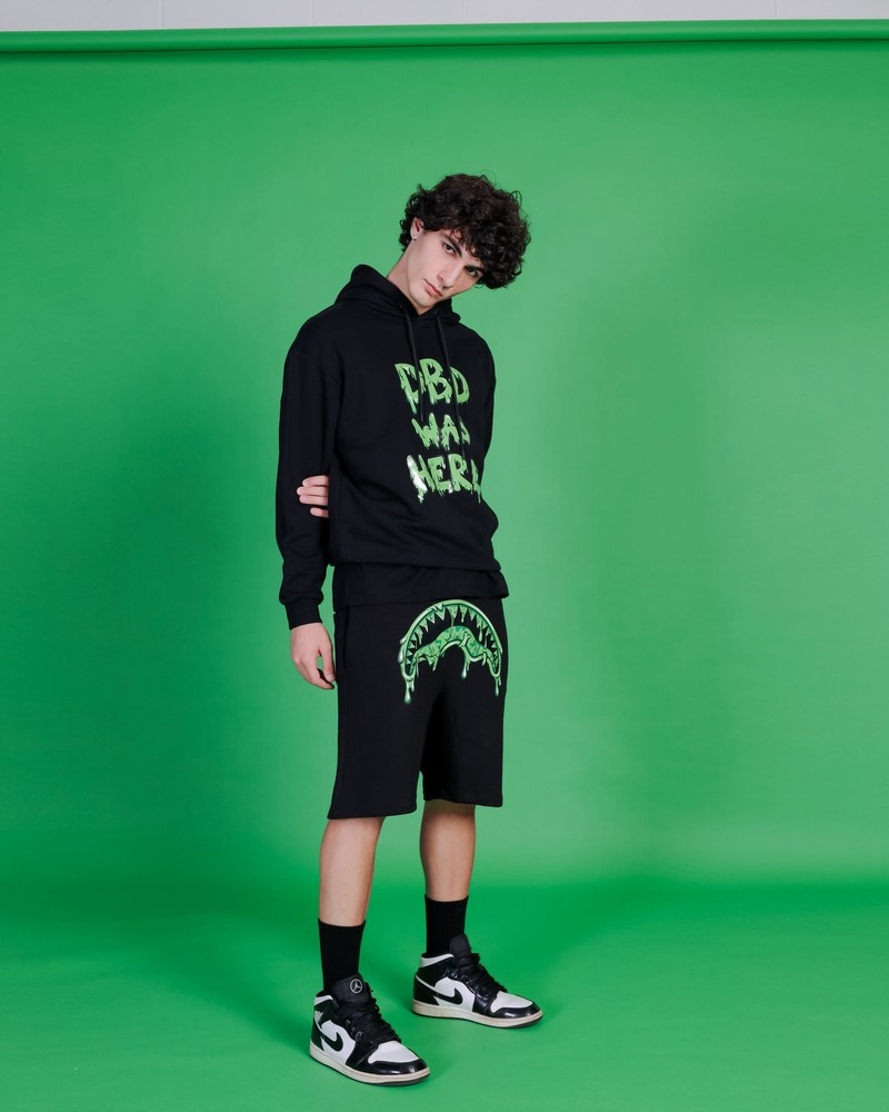 Black Sprayground Dbd Was Here Men's Hoodie | 274193741