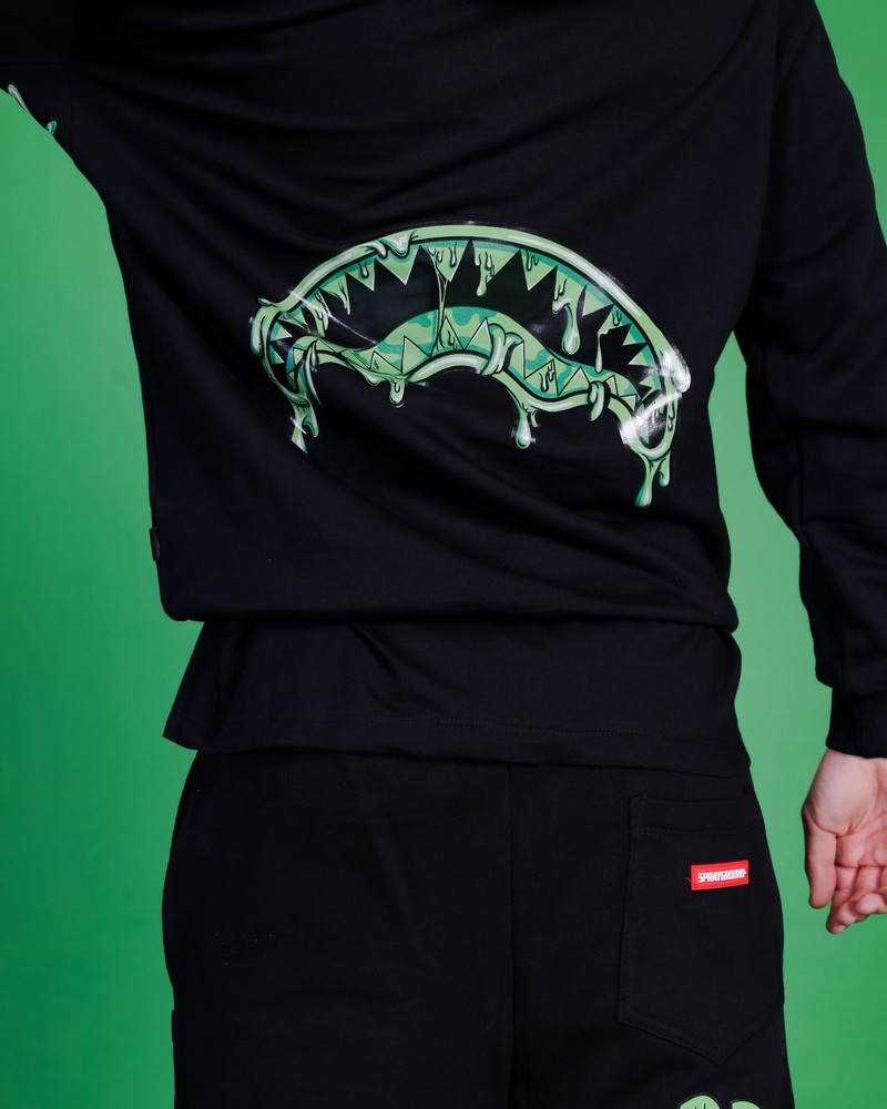 Black Sprayground Dbd Was Here Men's Hoodie | 274193741