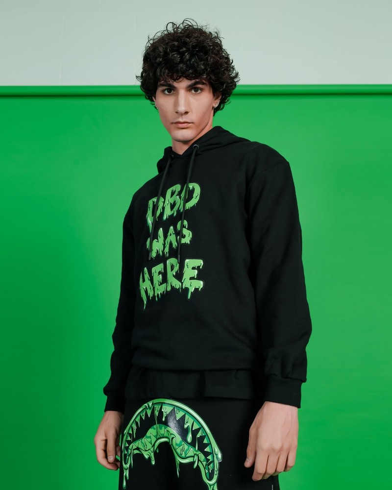 Black Sprayground Dbd Was Here Men\'s Hoodie | 274193741