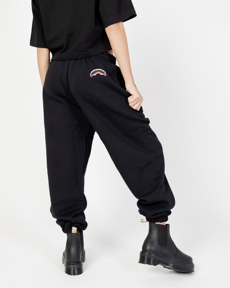 Black Sprayground Fire Women's Joggers | 755353855