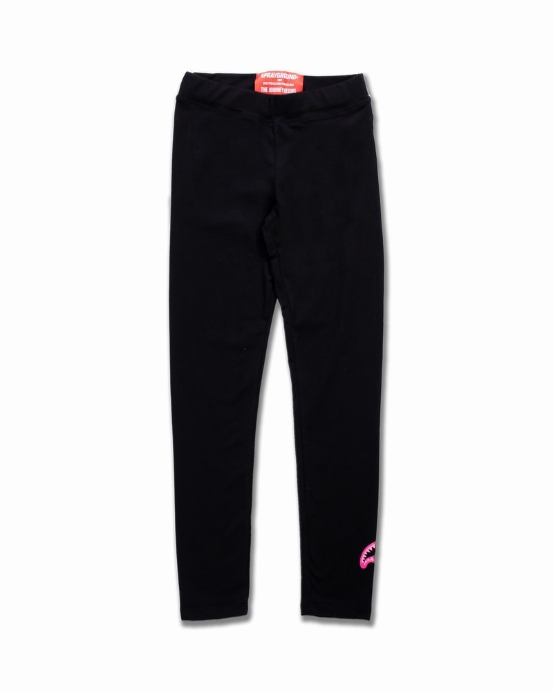 Black Sprayground Fx Kids\' Leggings | 935477711