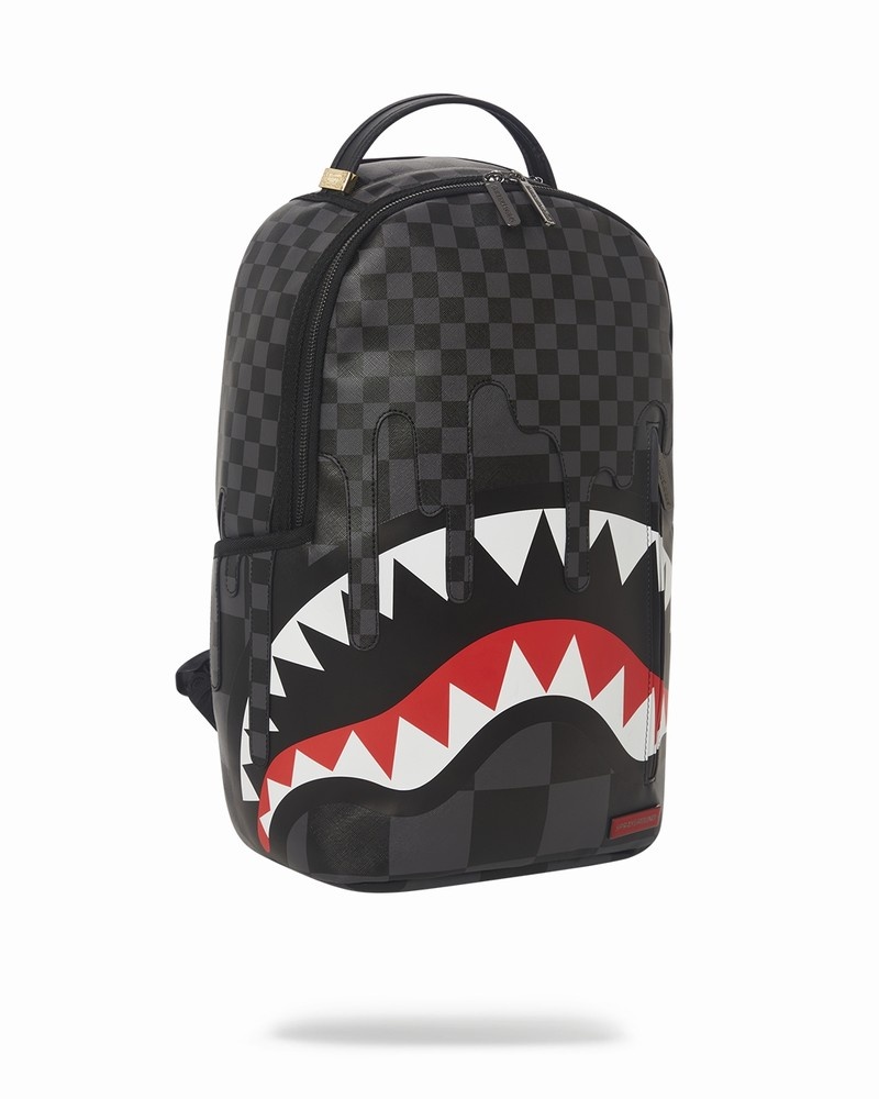 Black Sprayground Grey Xtc Men's Backpacks | 666910302