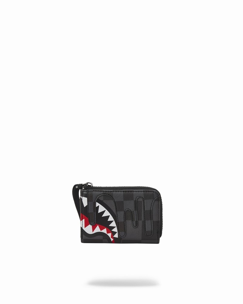 Black Sprayground Grey Xtc Men's Wallets | 180483384
