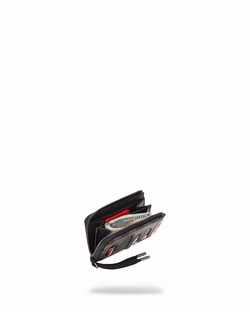 Black Sprayground Grey Xtc Men's Wallets | 180483384