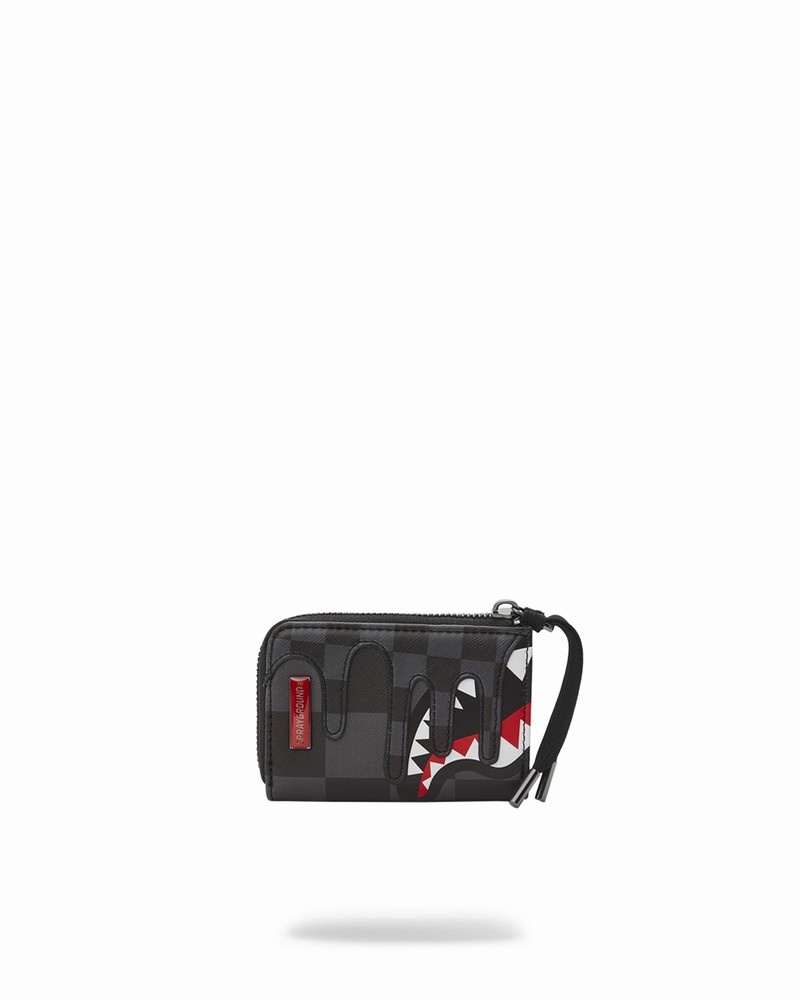 Black Sprayground Grey Xtc Men\'s Wallets | 180483384
