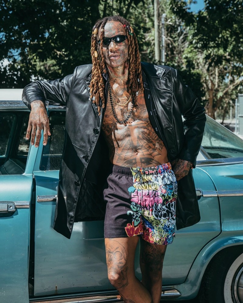 Black Sprayground Half Graf Men's Swim Shorts | 579601984