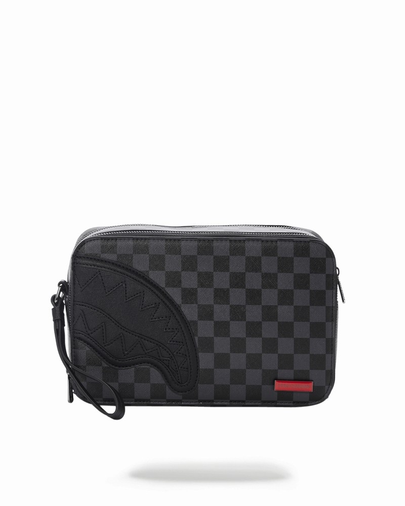 Black Sprayground Henny Men\'s Toiletry Bags | 161417433
