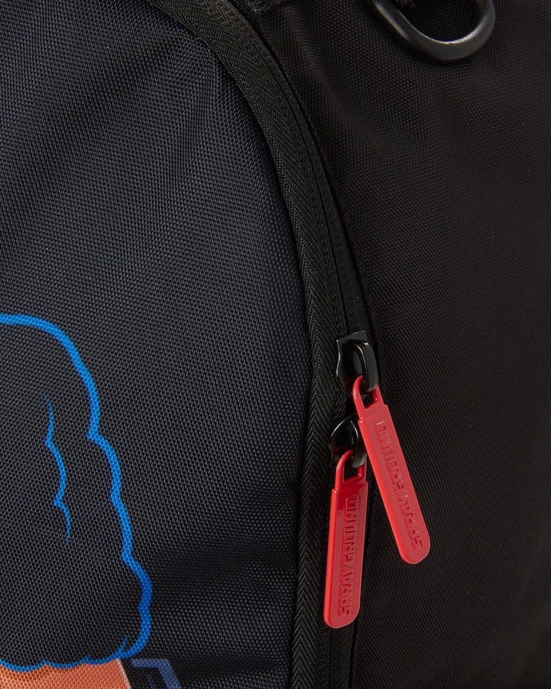 Black Sprayground Hey Arnold: Anime On Stereo Men's Backpacks | 47188507