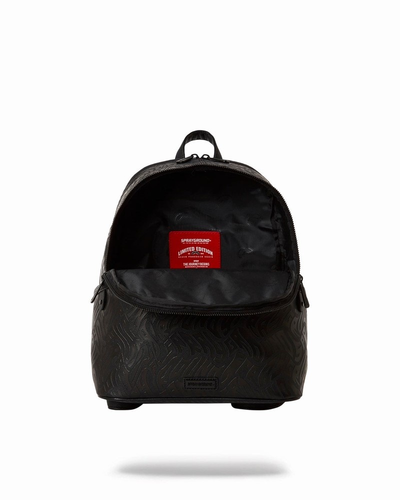 Black Sprayground Infiniti Od Savage Men's Backpacks | 318085070