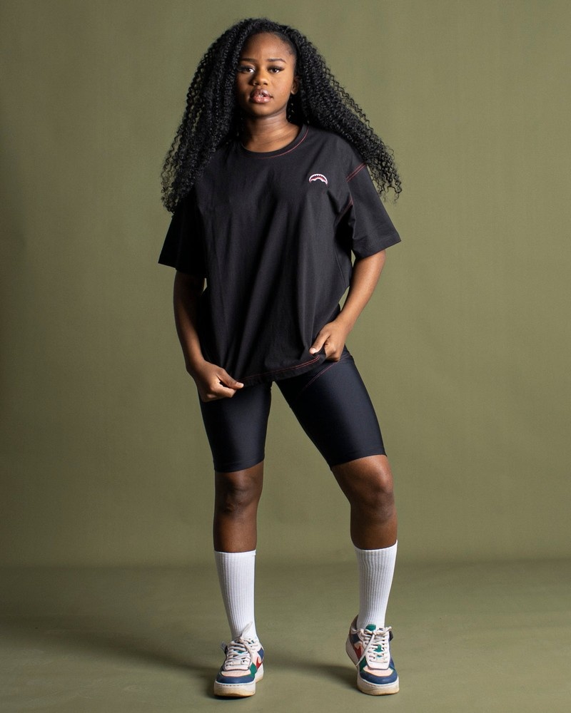Black Sprayground Leggings Slim Women's Shorts | 125991897