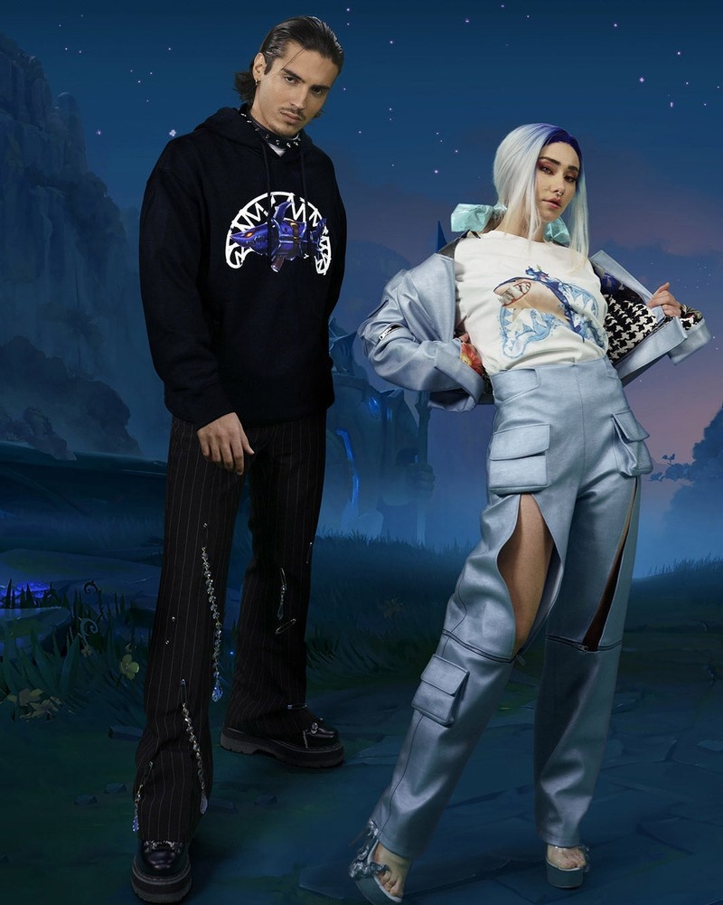 Black Sprayground Lol Jinx Cannon Shark Men's Hoodie | 542924574